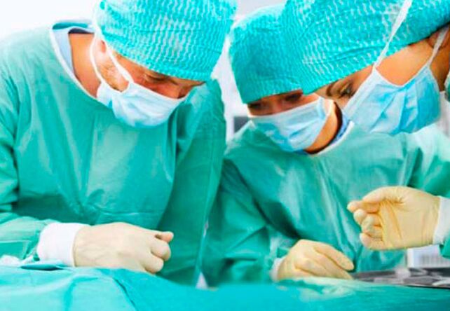 Chirurgie de la valve de l'intestin grêle pour le psoriasis