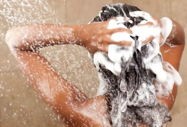 Shampooing du psoriasis